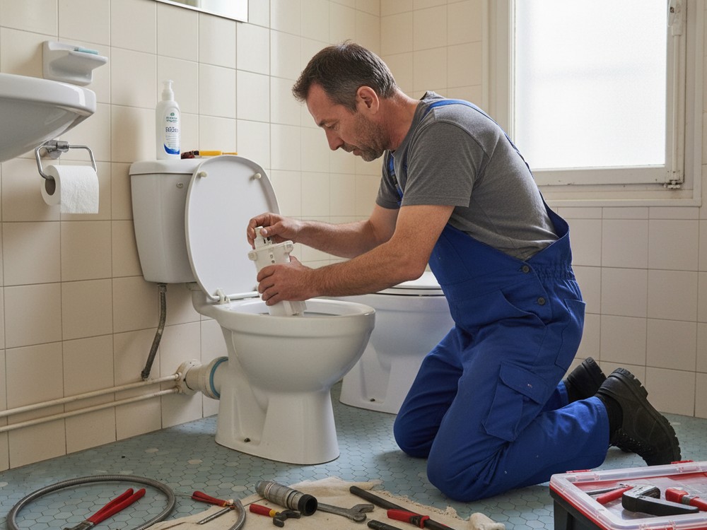 Réparation WC à Valence : WC qui coule en continu